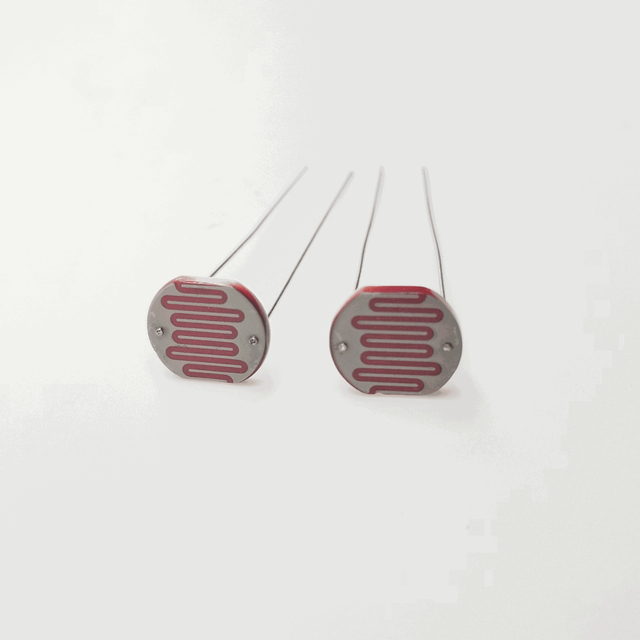 Sensor de luz LDR CDS de φ12mm, fotorresistor, resistencia fotosensible MJ12516 MJ12517 MJ12528 MJ12537 MJ12539