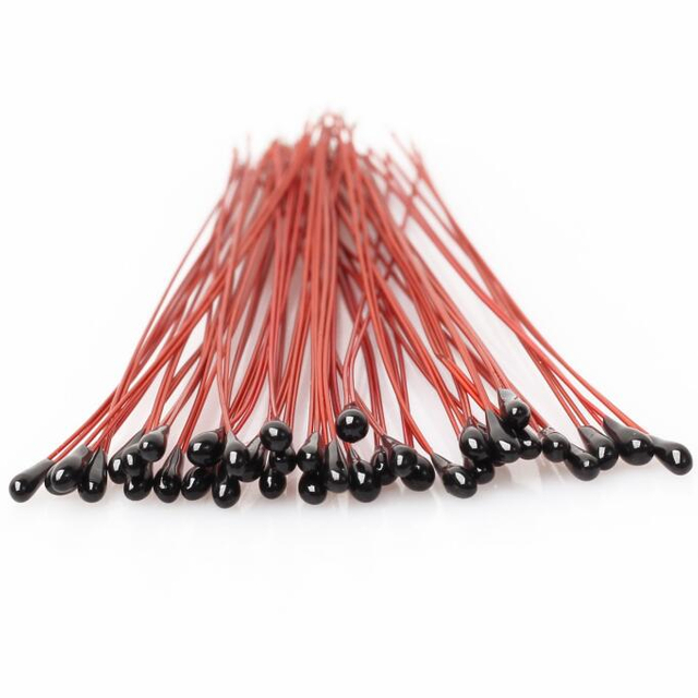 НТЦ термистор МФ52 Термистор 1К 2К 3К 5К 10К 20К 50К 100К 3435 3950 4000 4150 4500 Б Вредност 1% ПВЦ или емајлирана жица